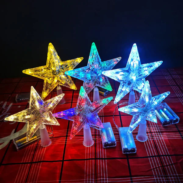 Estrela Para Árvore De Natal Em Led