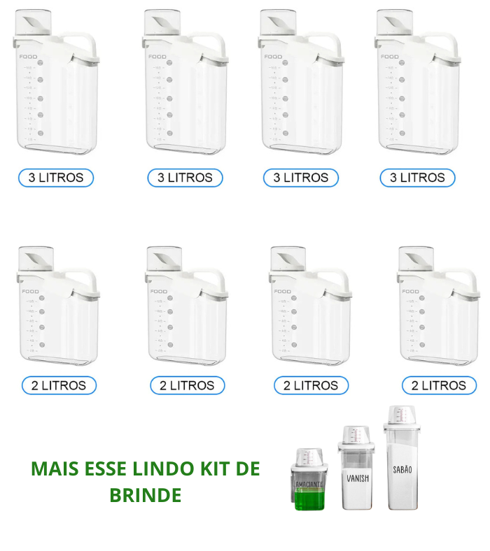 DISPENSER DE ALIMENTOS ORGANIZADOR - [ÚLTIMO DIA DE DESCONTO] - [BRINDE + ENVIO MAIS RÁPIDO DO BRASIL]