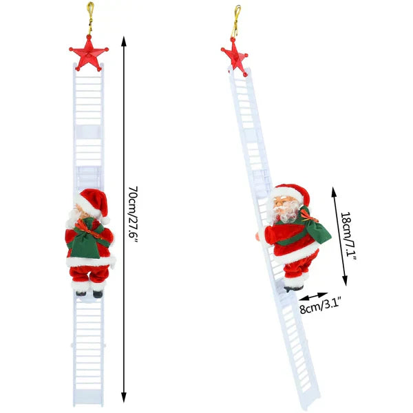 Papai Noel Elétrico com Música e Movimento - Decoração de Natal